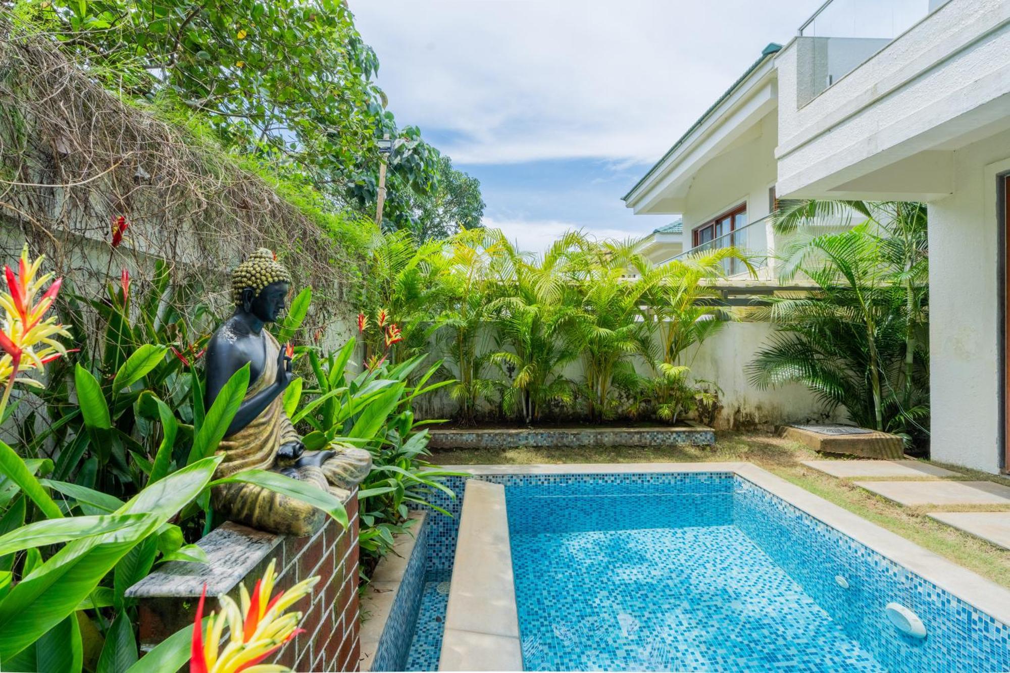 Elivaas 3 Bhk Pvt Pool & Bar - Villa Valerie Oxel 외부 사진