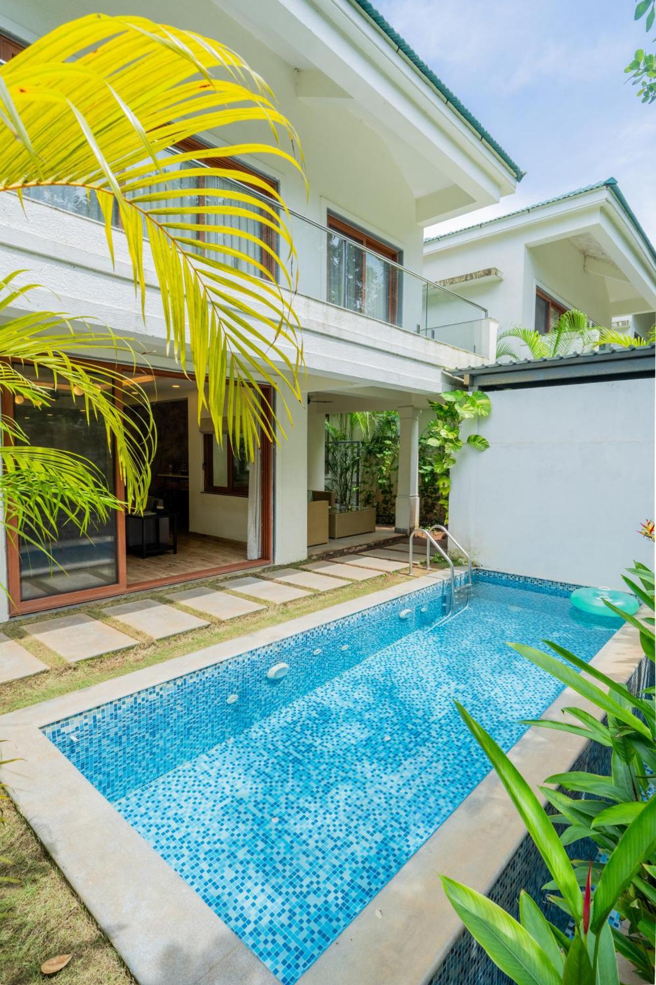 Elivaas 3 Bhk Pvt Pool & Bar - Villa Valerie Oxel 외부 사진