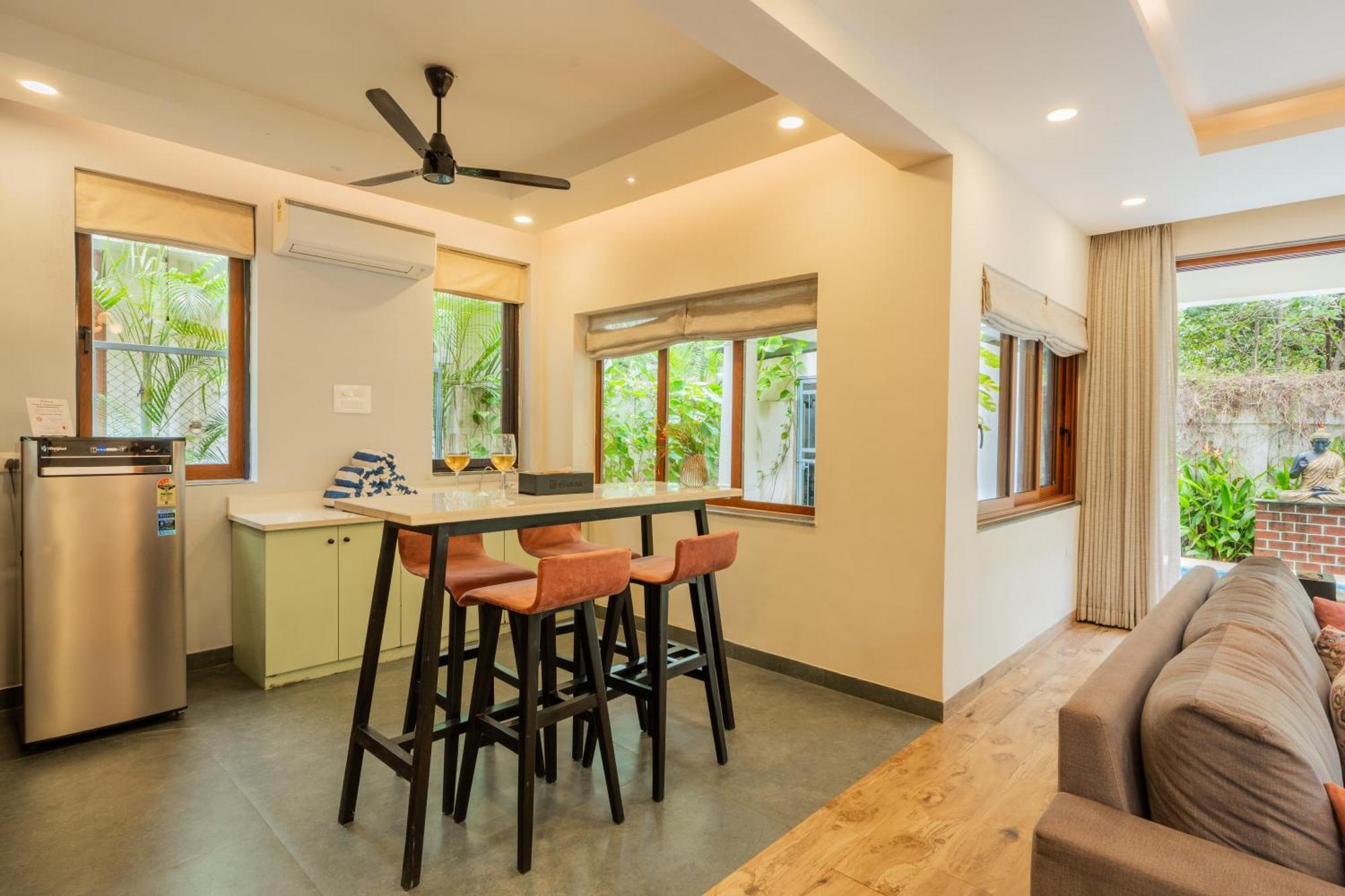 Elivaas 3 Bhk Pvt Pool & Bar - Villa Valerie Oxel 외부 사진
