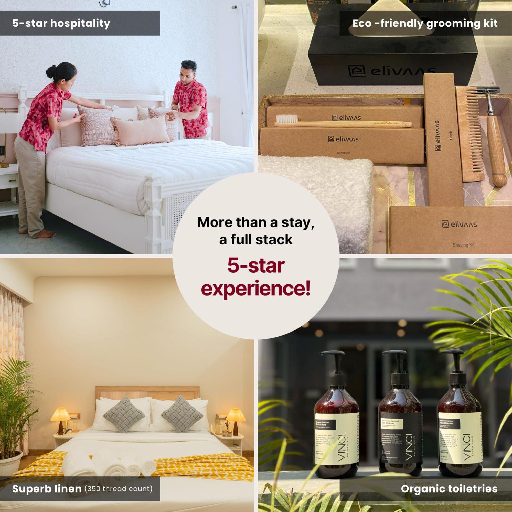 Elivaas 3 Bhk Pvt Pool & Bar - Villa Valerie Oxel 외부 사진